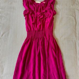 Rebecca Taylor Dress in Magenta (Size 4)